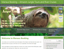 Tablet Screenshot of manausbooking.com
